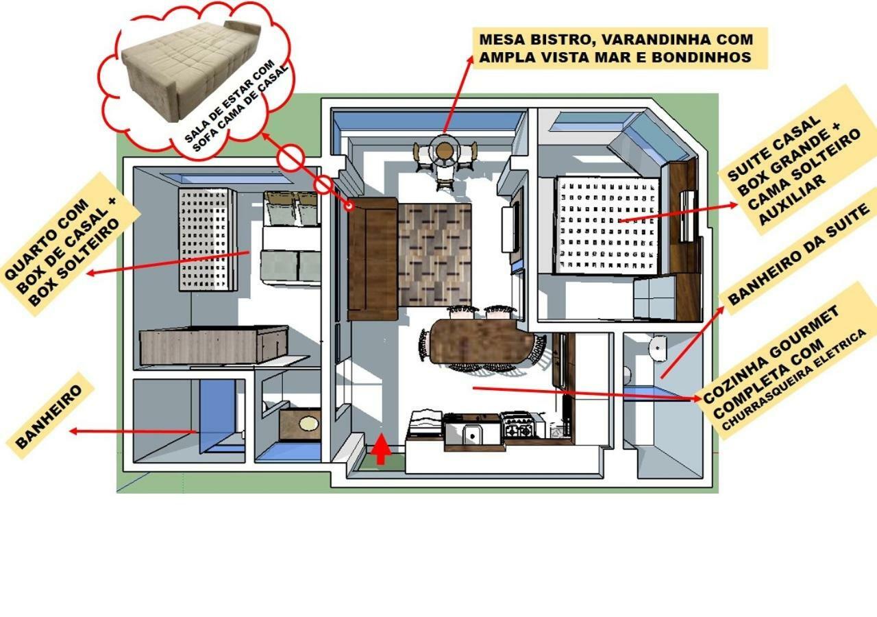 Novo Lar Camboriu Park Frente Mar Apartman Balneário Camboriú Kültér fotó